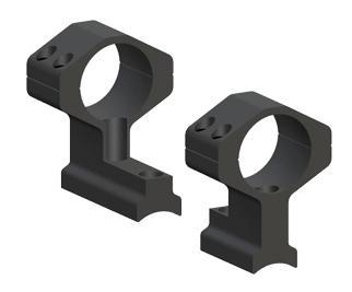 Weaver 2-Piece Muzzleloader Aluminum Scope Rings and Base Matte High Mount for TC Encore/Omega