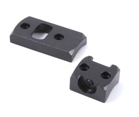 Weaver Grand Slam Steel 2-Piece Dovetail Base - Mauser FN Black Finish
