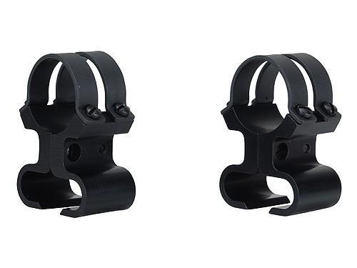 Weaver Black See-Thru Steel 1" Tip Off Lock Ringmount Baseless Scope Rings