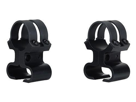 Weaver Black See-Thru Steel 1" Tip Off Lock Ringmount Baseless Scope Rings