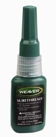 Weaver SureThread Anti-Loosening Thread Adhesive for Scope Mounts