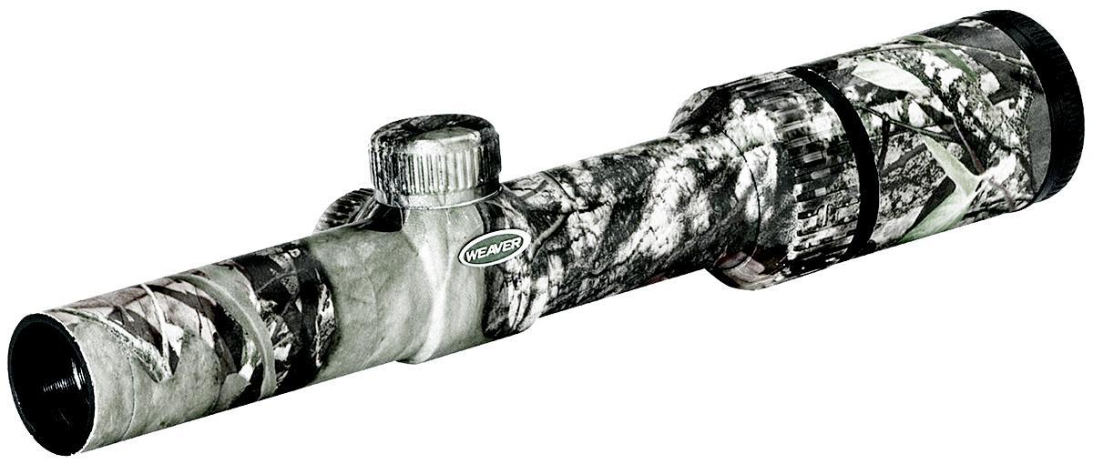 Weaver Kaspa 1-4x24mm SH/MZ B-X Reticle Hunting Rifle Scope Mossy Oak Infinity Camo
