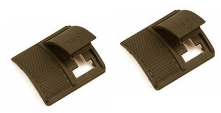Weaver Short Picatinny Rail Panel Cover 1.6" Dark Earth Set of 2