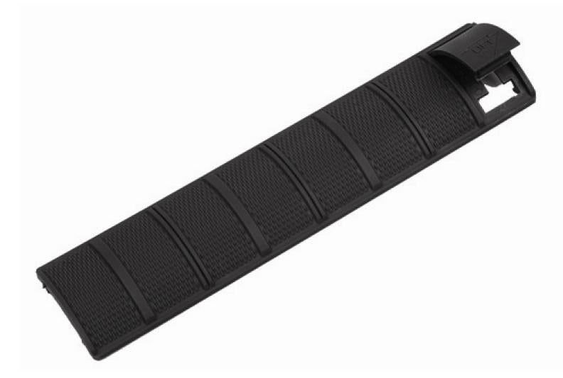 Weaver 6-3/8" Dark Earth Picatinny Rail Panel with Rail-Lok