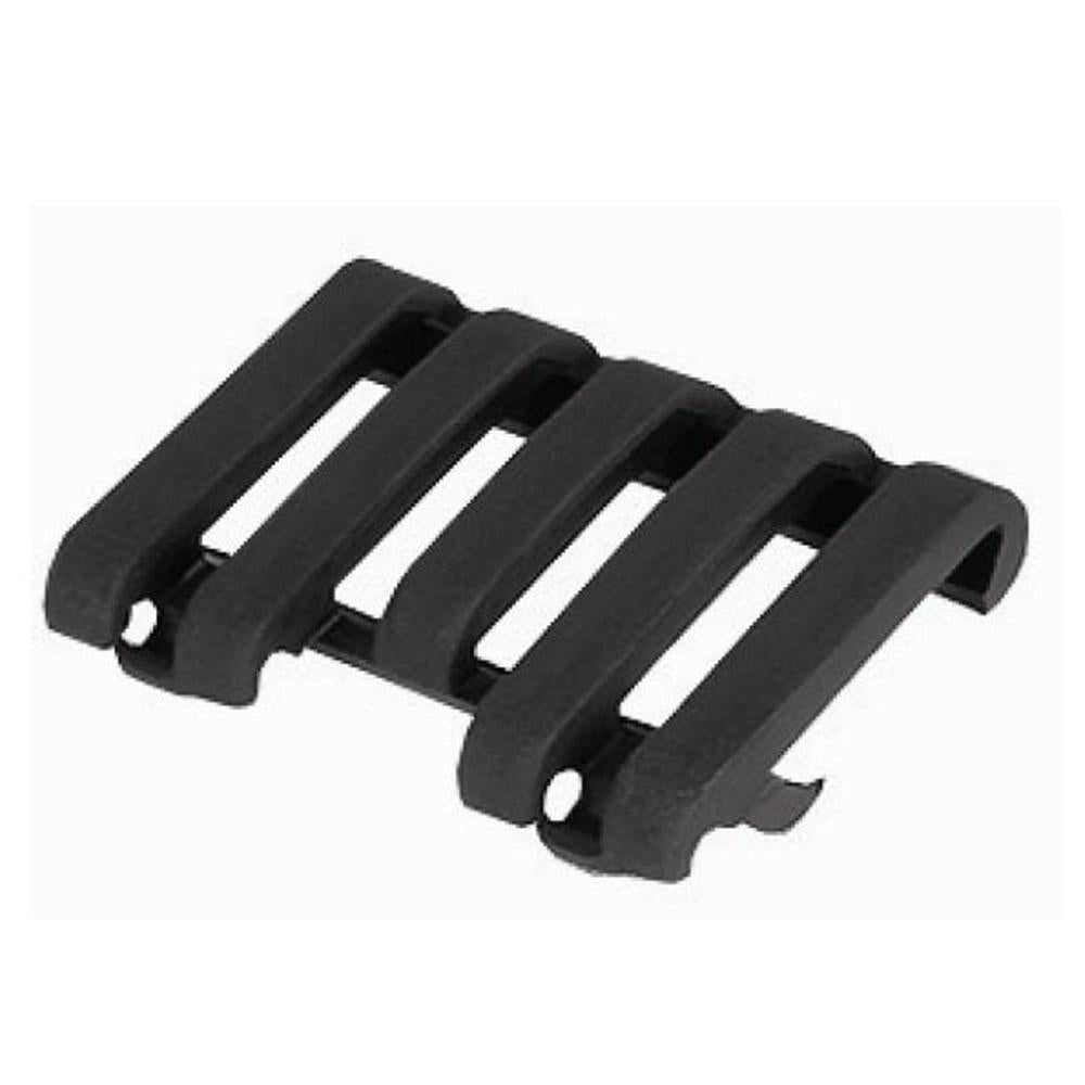 Weaver Black Rail Panel Wire Loom Low Profile Cover for Picatinny Spec Rails