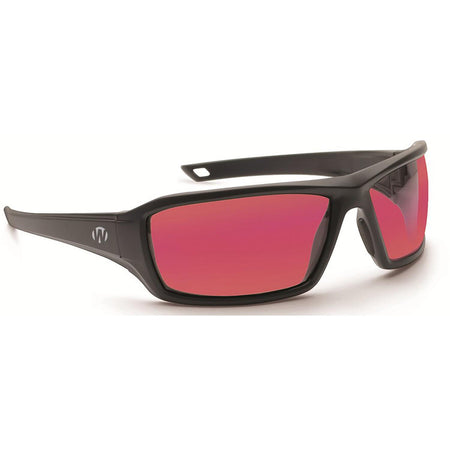 Walker's IKON Forge Impact-Resistant Shooting Glasses Black/Rose Lens