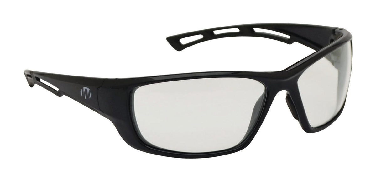 Walker's Game Ear 8280 Wraparound Safety Glasses Clear Lens No Padding