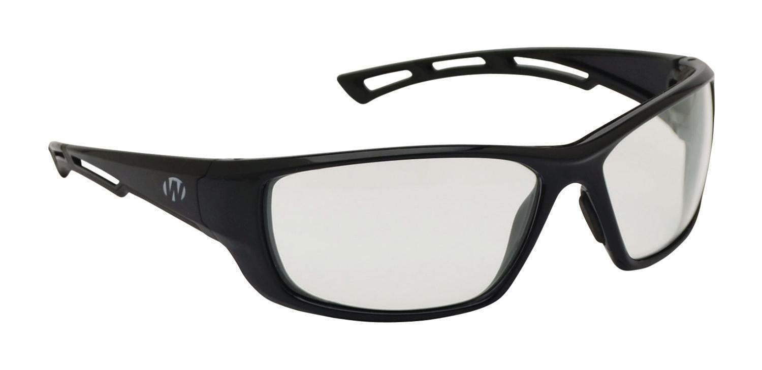 Walker's Game Ear 8280 Wraparound Safety Glasses Clear Lens No Padding