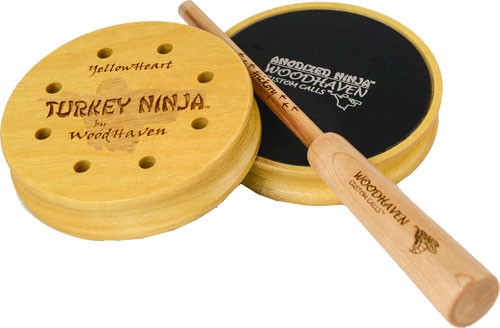 WoodHaven The Ninja YellowHeart Pot Anodized Aluminum Friction Call