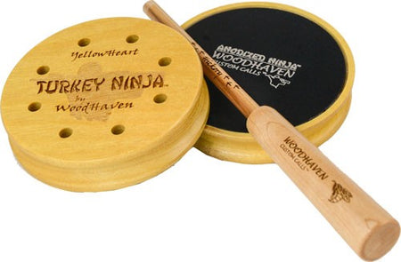 WoodHaven The Ninja YellowHeart Pot Anodized Aluminum Friction Call