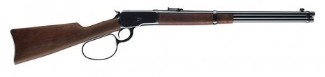 Winchester Guns 534190137 Model 1892 Large Loop Carbine 357 Mag 10+1 Cap 20" Brushed Polish Blued Rec/Barrel Satin Walnut Fixed Straight Grip Stock Right Hand (Full Size)