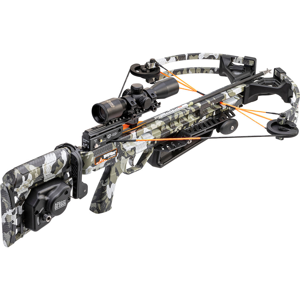 Wicked Ridge Raider 400 De-Cock Compound Crossbow Package ACUdraw Peak XT