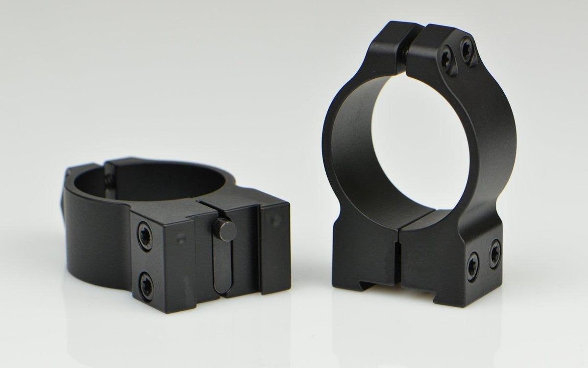 Warne 2-Piece Maxima Fixed Scope Rings Tikka Grooved Receiver 30mm Medium Matte