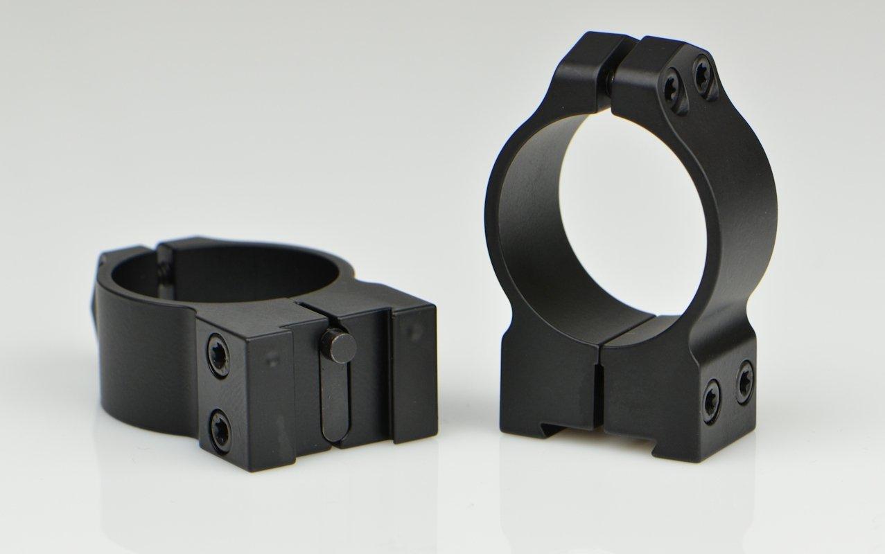 Warne 2-Piece Maxima Fixed Scope Rings Tikka Grooved Receiver 30mm Medium Matte