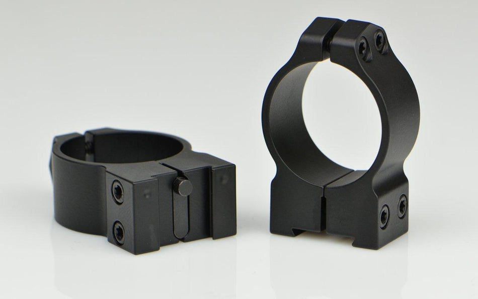 Warne 2-Piece Maxima Fixed Scope Rings Tikka Grooved Receiver 30mm Medium Matte