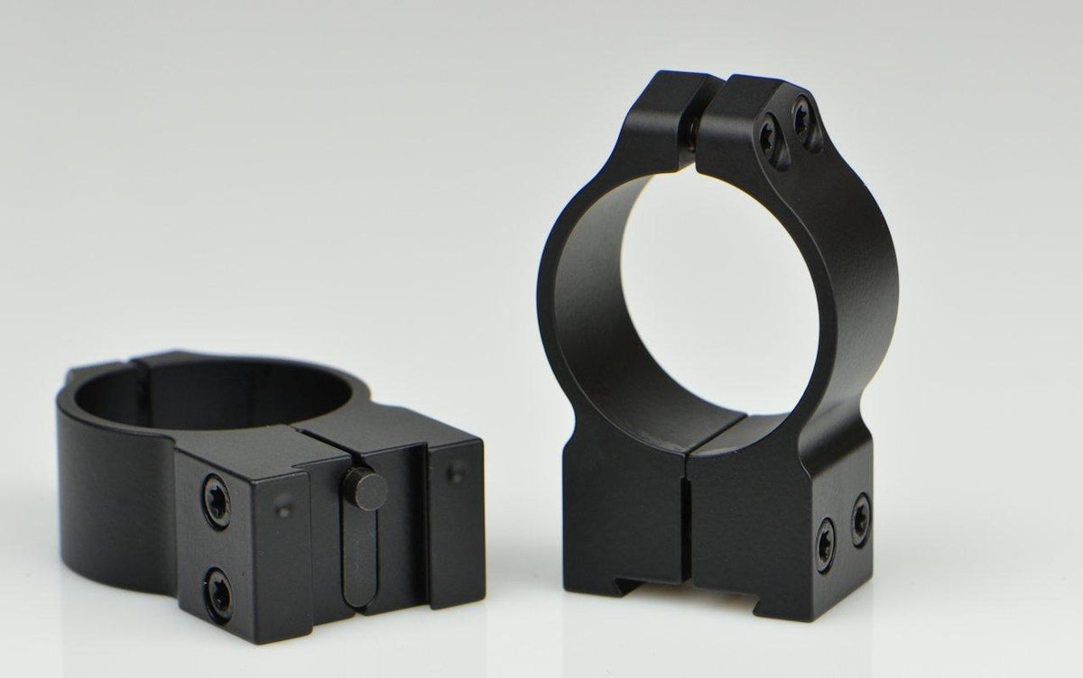 Warne Maxima Fixed Scope Rings for Tikka Grooved Receiver 30mm High Matte