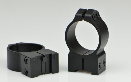 Warne Maxima Fixed Scope Rings for Tikka Grooved Receiver 30mm High Matte