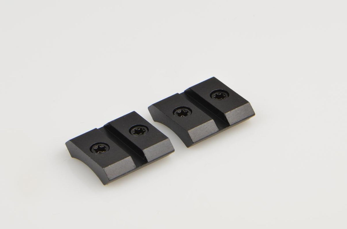 Warne Maxima Steel 2-Piece Mount Base for Ruger American Rimfire and Marlin XT-17 Matte Black