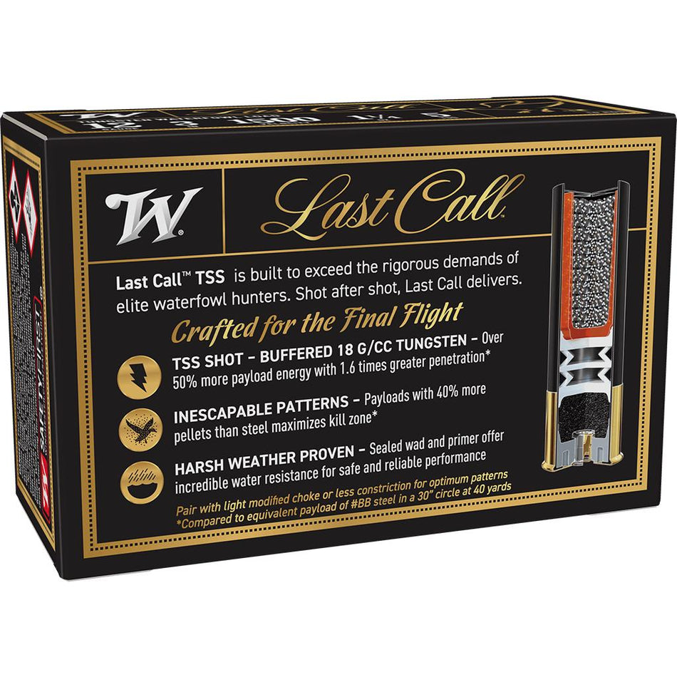 Winchester 12 Gauge Shotgun Ammo LAST CALL 3 in 1-1/4 oz #5