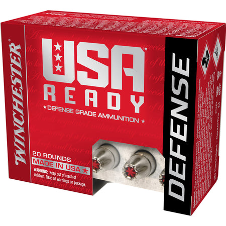 Winchester 10mm Auto USA Ready 180 grain Full Metal Jacket Flat Nose ammunition