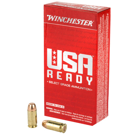 Winchester .45 ACP/Auto USA Ready 230 grain Full Metal Jacket Flat Nose ammunition