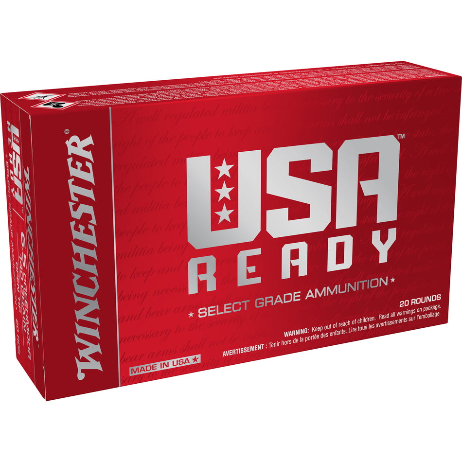 Winchester 6.5mm Creedmoor USA Ready 140 grain Open Tip ammunition