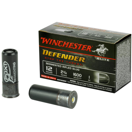 Winchester S12PDX1S PDX1 Defender PDX1 Defender 12 Gauge 2.75" 1oz Rifled Slug 1600 fps 020892020801