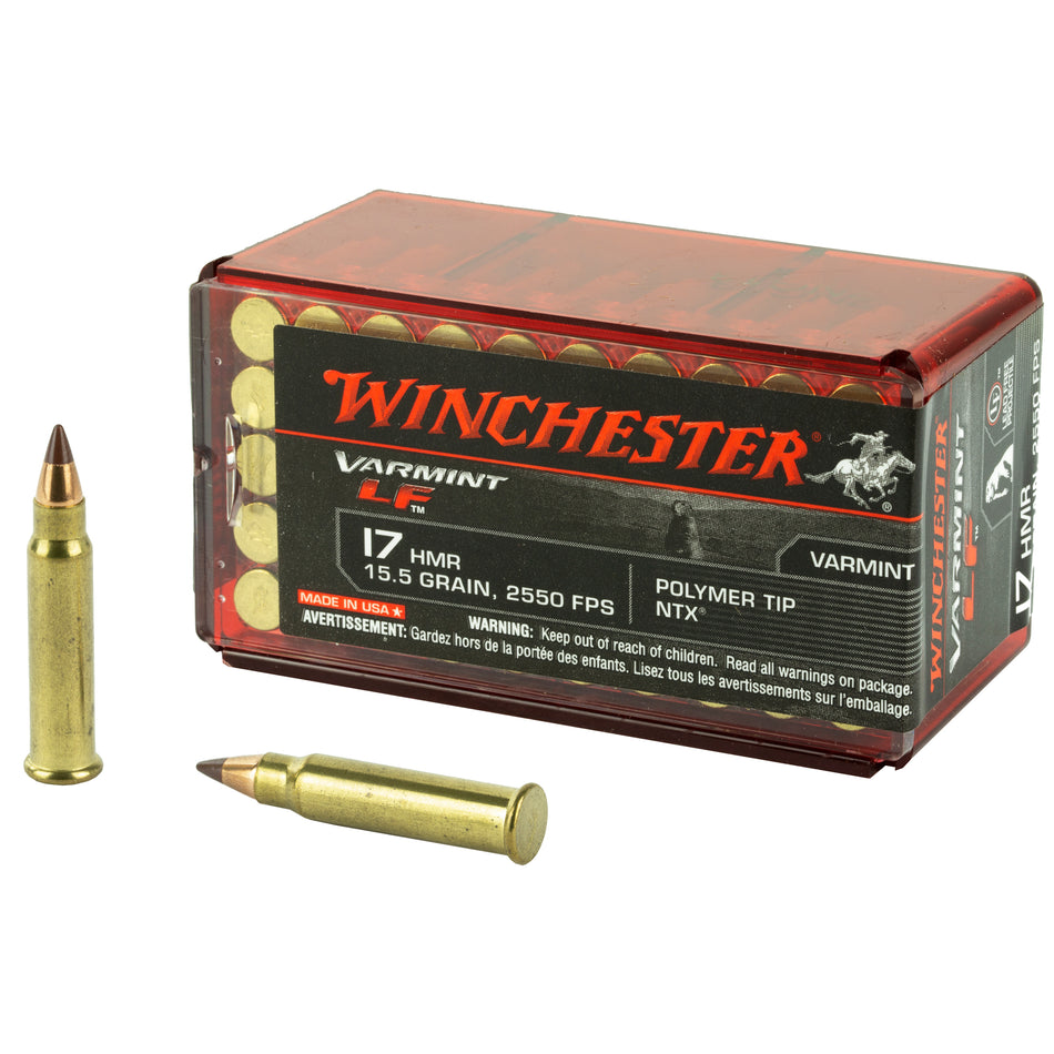 Winchester Ammunition Rimfire 17HMR 15.5Grain NTX Lead Free S17HMR1LF