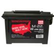 Winchester .22 Long Rifle M-22 40 grain Black Copper Plated Round Nose ammunition