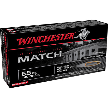 Winchester Match Sierra MatchKing Boat Tail Hollow Point 140 Grain 6.5 PRC 3030 fps 020892230392