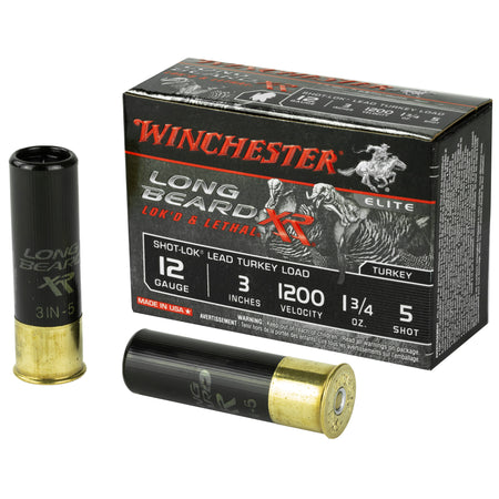 Winchester STLB1235 Long Beard XR Shot-Lok 12 Gauge 3" 1-3/4oz 5 Shot 1200 fps 020892021365