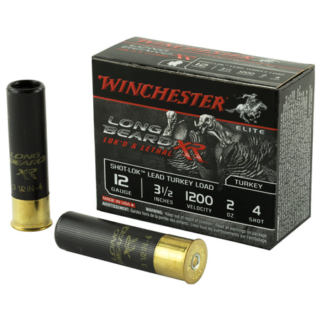 Winchester STLB12L4 Long Beard XR Shot-Lok 12 Gauge 3.5" 2oz 4 Shot 1200 fps 020892021280