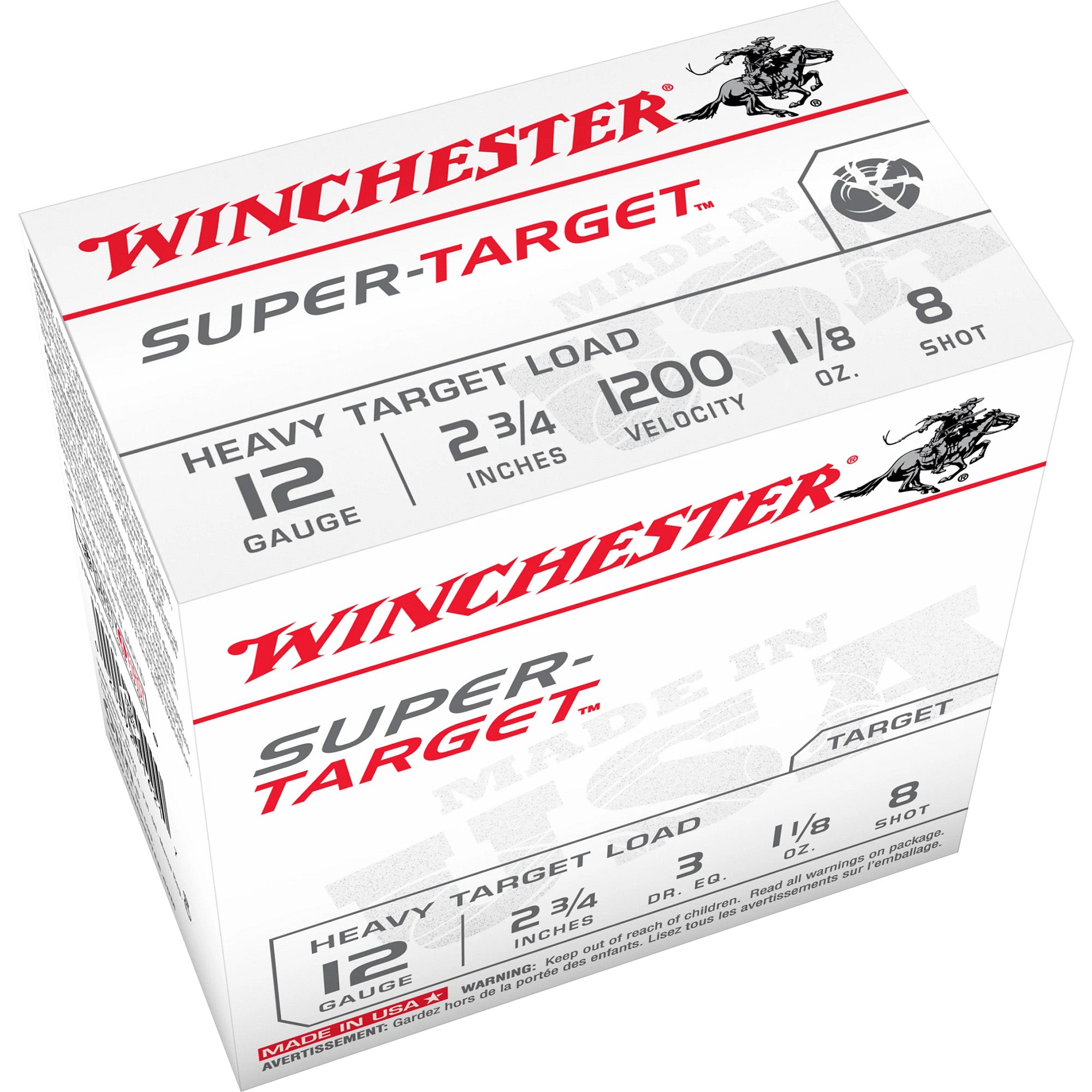 Winchester 12 Gauge Shotgun Ammo Super-Target Heavy Target 2.75 in 1-1/8 oz #8