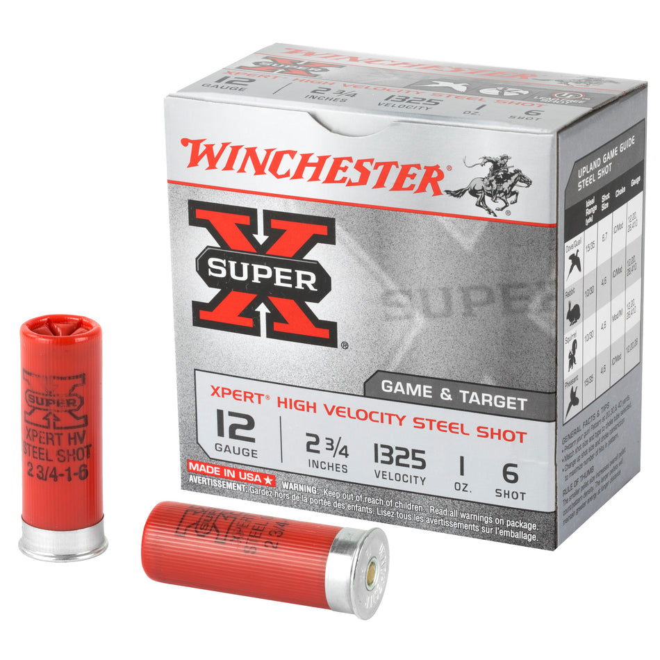 Winchester WE12GT6 Super X Xpert 12 Gauge 2.75" 1oz 6 Shot 1325 fps 020892018969