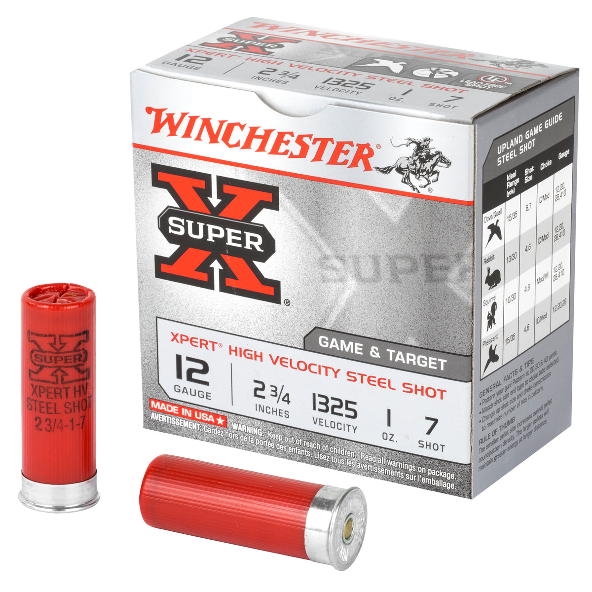 Winchester WE12GT7 Super X Xpert 12 Gauge 2.75" 1oz 7 Shot 1325 fps 020892018983