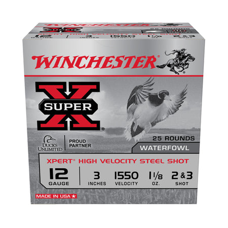 Winchester WEX12323 Super X Xpert 12 Gauge 3" 1-1/8oz 2 Shot 1550 fps 020892025363