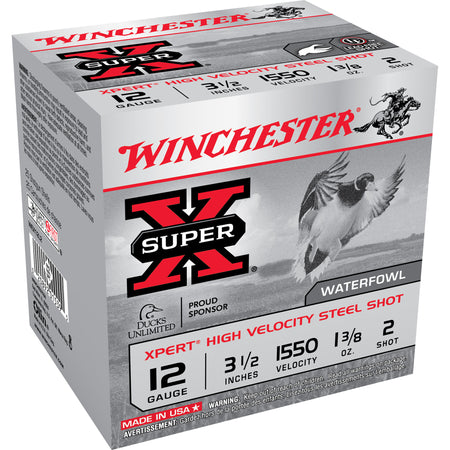 Winchester WEX12L2 Super X Xpert 12 Gauge 3.5" 1-3/8oz 2 Shot 1550 fps 020892015395