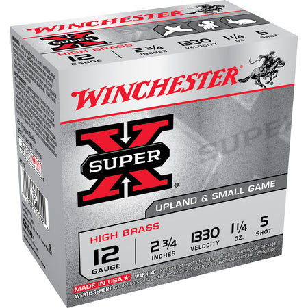 Winchester X125 Super X Game Load 12 Gauge 2.75" 1-1/4oz 5 Shot 1330 fps 020892000926