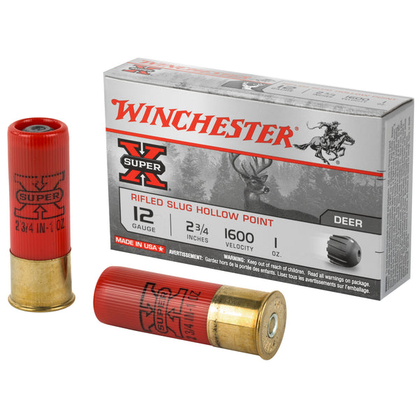 Winchester X12RS15 Super X Slugs 12 Gauge 2.75" 1oz Rifled Slug 1600 fps 020892000414