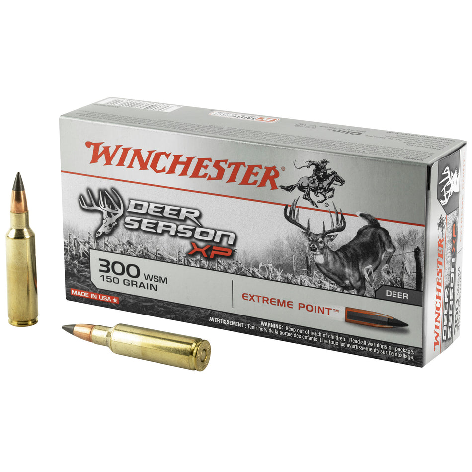 Winchester .300 WSM Deer Season XP 150 grain Extreme Point ammunition
