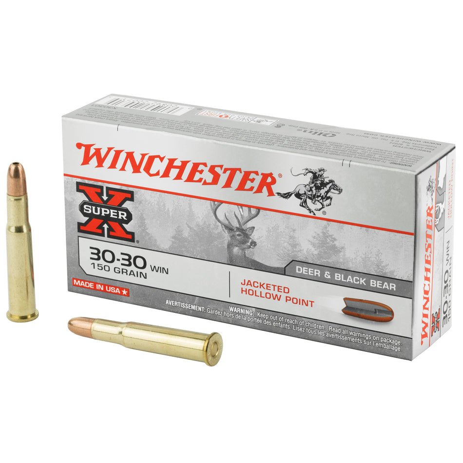Winchester Super-X Jacketed Hollow Point 150 Grain .30-30 Winchester 2390 fps 020892200715