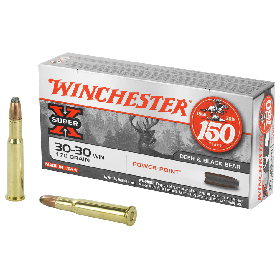 Winchester Super-X Power-Point 170 Grain .30-30 Winchester 2200 fps 020892200098