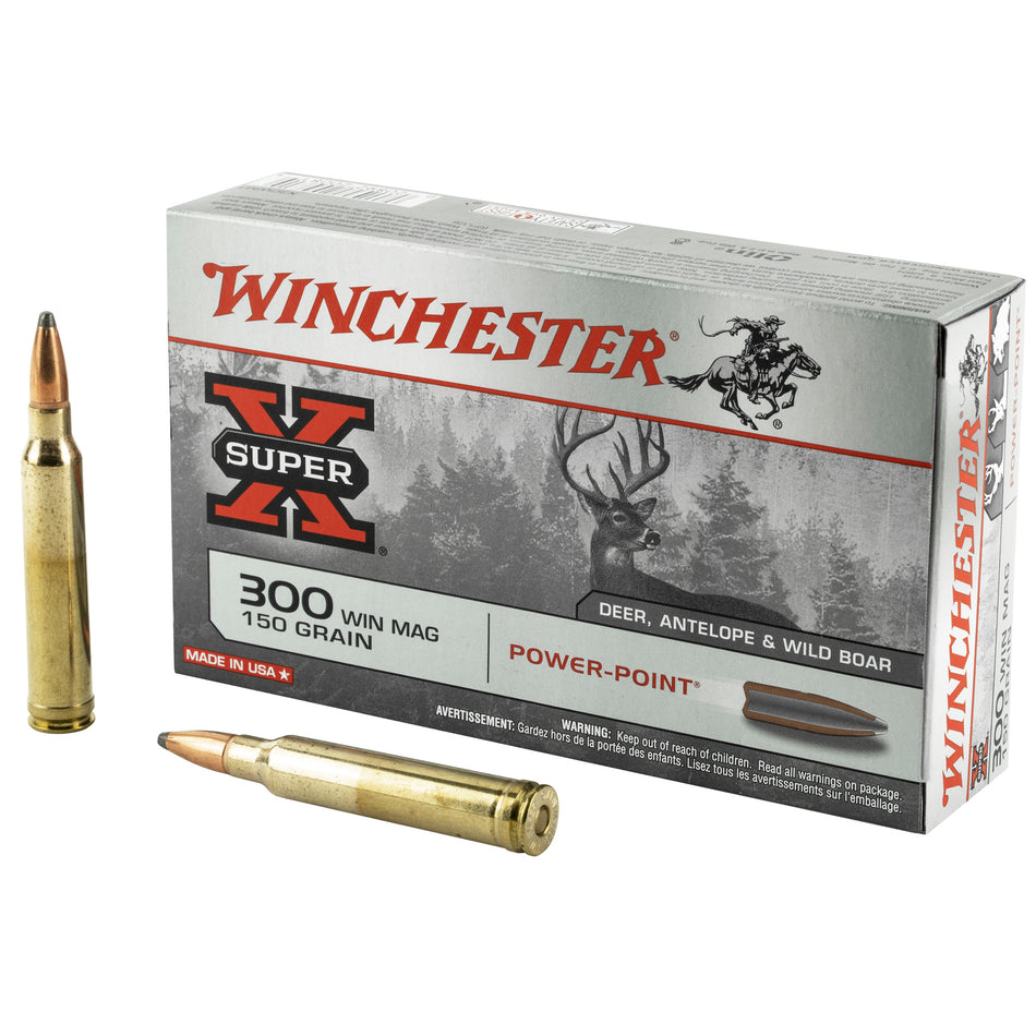 Winchester .300 Winchester Mag Super-X Power-Point 150 grain Pointed Soft Point ammunition