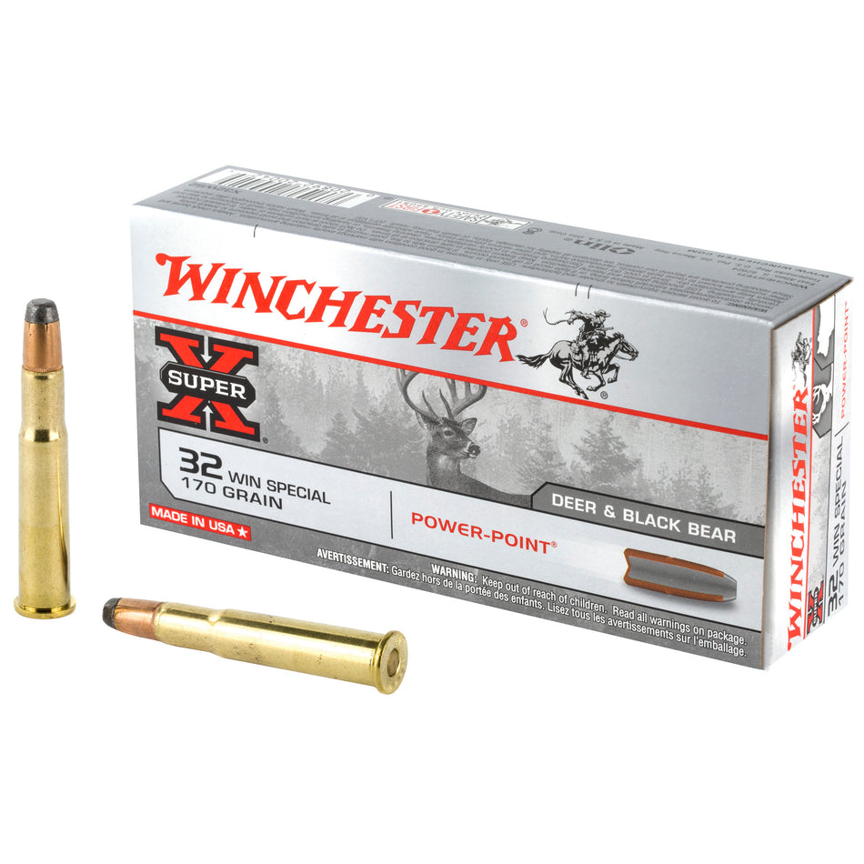 Winchester .32 Winchester Special Super-X Power-Point 170 grain Pointed Soft Point ammunition
