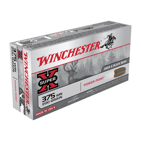 Winchester .375 Winchester Super-X 200 grain Power-Point ammunition