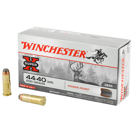 Winchester .44-40 Winchester Super-X 200 grain Power-Point ammunition