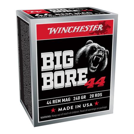 Winchester Big Bore Semi Jacketed Hollow Point 240 Grain .44 Magnum 1485 fps 020892233034