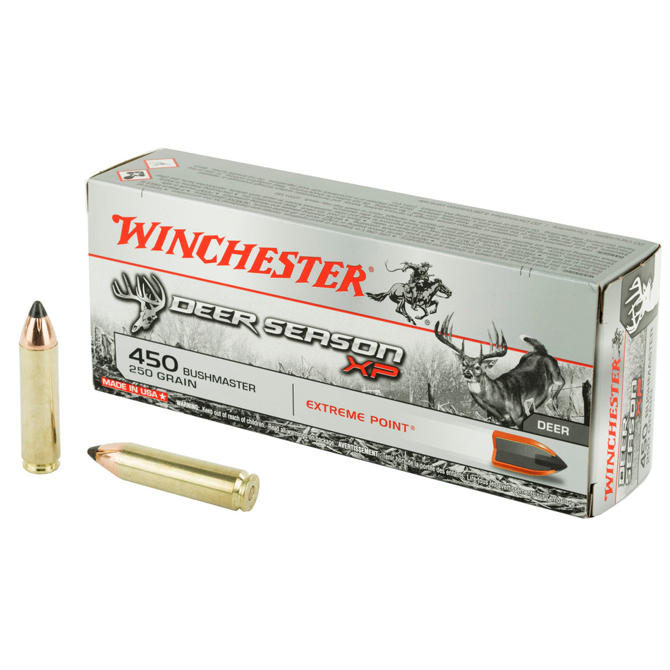 Winchester Deer Season XP Extreme Point 250 Grain .450 Bushmaster 2200 fps 020892224520