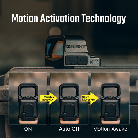 Osight K 6 MOA Compact Red Dot Optic RMSc Compatible Side-Loading Battery