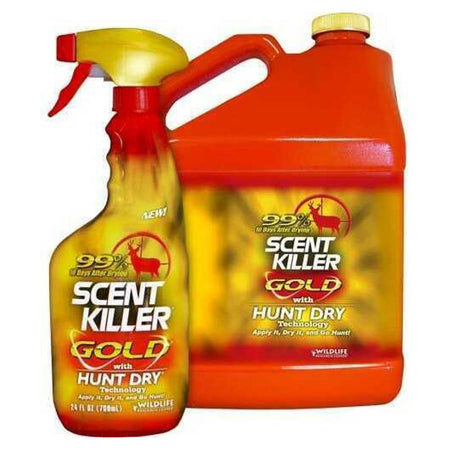 Wildlife Research Scent Killer Gold Hunt Dry Scent Elimination 24oz + 1 Gallon